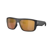 Costa Man Sunglass Taxman - Frame color: Matte Black, Lens color: Gold Mirror