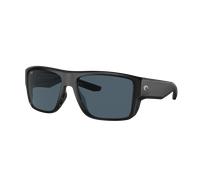 Costa Man Sunglass Taxman - Frame color: Matte Black, Lens color: Gray