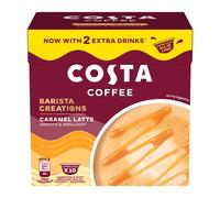 Costa Coffee Dolce Gusto Caramel Latte One Pod 10 x 16g, Smooth and Indulgent. Now with an 2 Extra Drinks, All in One Pod,