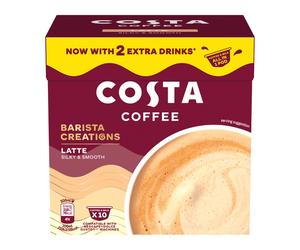 Costa Nescafé Dolce Gusto Compatible One Pod Latte 10 x 16g