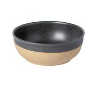 Costa Nova Ceramic Stoneware 7" Poke Bowl - Arenito Collection, Charcoal grey| Microwave & Dishwasher Safe Dinnerware | Food Safe Glazing | Restaurant Quality Dinnerware