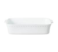 Costa Nova Pearl White 38Cm Large Rectangular Baker