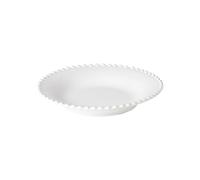 Costa Nova PEP241W Pearl White Dinner Plate - Approx. 9.4 inches (24 cm), 21.0 fl oz (610 ml), Microwave & Dishwasher Safe