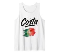 Costa Portugal Flag Portuguese Name Tank Top