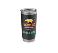 Costa Rica 80s Vintage Sunset Stainless Steel Insulated Tumbler