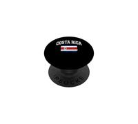 Costa Rica Athletic Varsity Design with Vintage Cracked Flag PopSockets Adhesive PopGrip