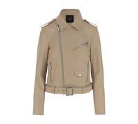 Costa Rica Biker Jacket - female - PINKO - Light Jackets - Beige - S - Jackets S