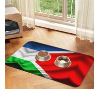 Costa Rica Flag 1 Print Cat Food Mat Pet Feeding Mat for Floor Pet Supplies Dog Water Bowl Mat Dog Essentials