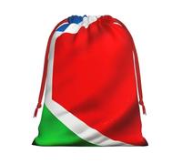 Costa Rica Flag 1 Print Gift Drawstring Bag Reusable Pouch Festive Decor Party Favor Daily Storage Sack