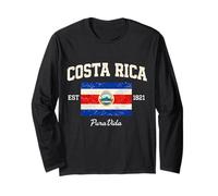 Costa Rica Flag Long Sleeve T-Shirt