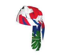 Costa Rica Flag Print Cycling Cap Headband Stretch Yoga Running Everyday Sweatband Unisex Breathable Hat