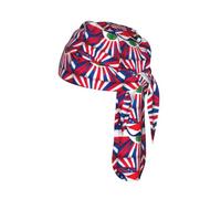 Costa Rica Flag Print Cycling Head Scarf Quick Dry Skull Liner Breathable Riding Cap for Sports Event Gift 22-24 Inch