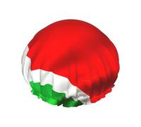 Costa Rica Flag Shower Caps, Waterproof Bath Caps Reusable Shower Caps Band Bath Hair Hat For Women Ladies