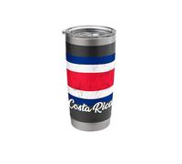 Costa Rica Flag Stainless Steel Insulated Tumbler