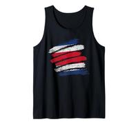 Costa Rica Flag Vintage Costa Rican Tank Top
