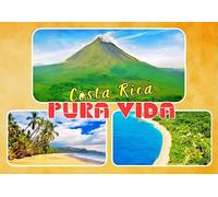 Costa Rica Fridge Magnet Souvenir Travel Souvenir Costa Rica Gift for Travellers, Costa Rica Gift 010925