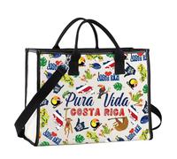 Costa Rica Makeup Bag Costa Rica Travel Gifts Pura Vida Costa Rica Gifts Costa Rica Vacation Zipper Bag (Costa Rica TG2 UK)