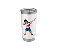 Costa Rica Man Dab Pose Stainless Steel Insulated Tumbler