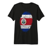Costa Rica Map Costa Rica Proud Premium T-Shirt
