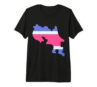 Costa Rica Map Costa Rica Proud Premium T-Shirt