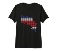 Costa Rica Map Costa Rica Proud Premium T-Shirt