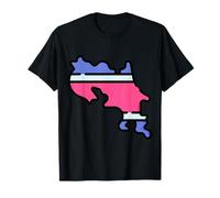 Costa Rica Map Costa Rica Proud T-Shirt