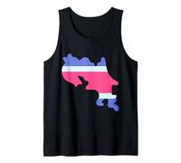 Costa Rica Map Costa Rica Proud Tank Top