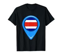 Costa Rica Map Costa Rica Proud Value Graphic T-Shirt