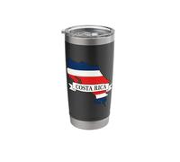 Costa Rica Map Flag Stainless Steel Insulated Tumbler