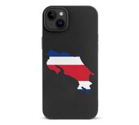 Costa Rica Map with Flag Phone Case Compatible with iPhone 15 Plus | Suitable for 15 Series Fashion TPU Soft Protective Shell