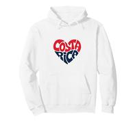 Costa Rica Name Map Symbol Love Pullover Hoodie
