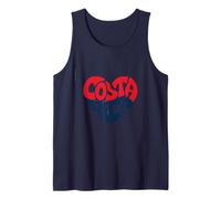 Costa Rica Name Map Symbol Love Tank Top