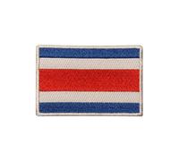 Costa Rica National Country Flag Patch Iron On Patch Sew On Embroidery Badge Country Patch
