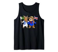 Costa Rica Pakistan Flag Costa Rican Pakistani Roots Tank Top