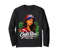 Costa Rica Pura Vida Rican Proud Long Sleeve T-Shirt
