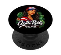 Costa Rica Pura Vida Rican Proud PopSockets Adhesive PopGrip