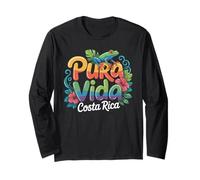 Costa Rica Rain Forest Tree Frog Pura Vida Costa Rica Long Sleeve T-Shirt