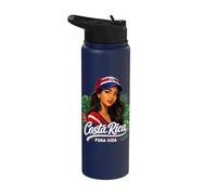 Costa Rica Rican Roots Stainless Steel Insulated Water Bottle