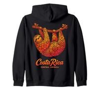 Costa Rica Sloth Pura Vida Zip Hoodie