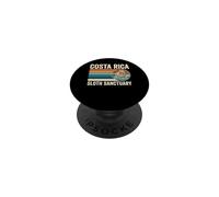 Costa Rica Sloth Sanctuary Retro Distressed Sunset PopSockets Adhesive PopGrip