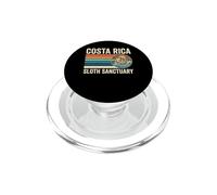 Costa Rica Sloth Sanctuary Retro Distressed Sunset PopSockets PopGrip for MagSafe