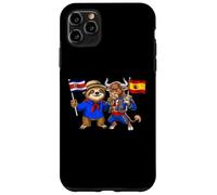 Costa Rica Spain Roots Costa Rican Flag Proud Spanish Case for iPhone 11 Pro Max