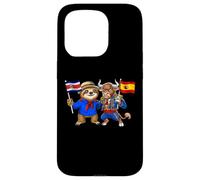 Costa Rica Spain Roots Costa Rican Flag Proud Spanish Case for iPhone 15 Pro
