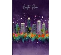 Costa Rica Travel Journal - Purple Floral Notebook to Capture Your Travel Adventures | Cute Souvenir Gift for Girls, Teens & Women | 120 Wide-Ruled Pages, Paperback