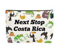 Costa Rica Vacation Gift Costa Rica Souvenir Cosmetic Bag for Women Girl Daughter North America Travel Gift Travel Toiletry Bag Costa Rica Lover Gifts Christmas Graduation Birthday Presents