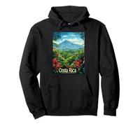 Costa Rica Vibrant Jungle Mountain Pullover Hoodie