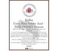 Costa Rica Volcán Azul Red Honey Process Coffee 1 kg