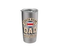 Costa Rican Dad Just Like A Normal Dad Except Much Cooler Stainless Steel Insulated Tumbler