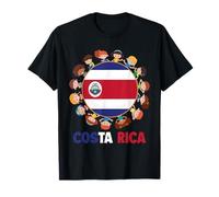Costa Rican Flag Hispanic Heritage Month Costa Rica Kids T-Shirt