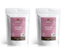 Costa Rican Medium Roast Coffee Beans 227g - Brown Bear Costa Rica Tarrazu - Strength 3 - For All Coffee Machines - 100% Arabica - Donation to Free The Bears (Pack of 2)